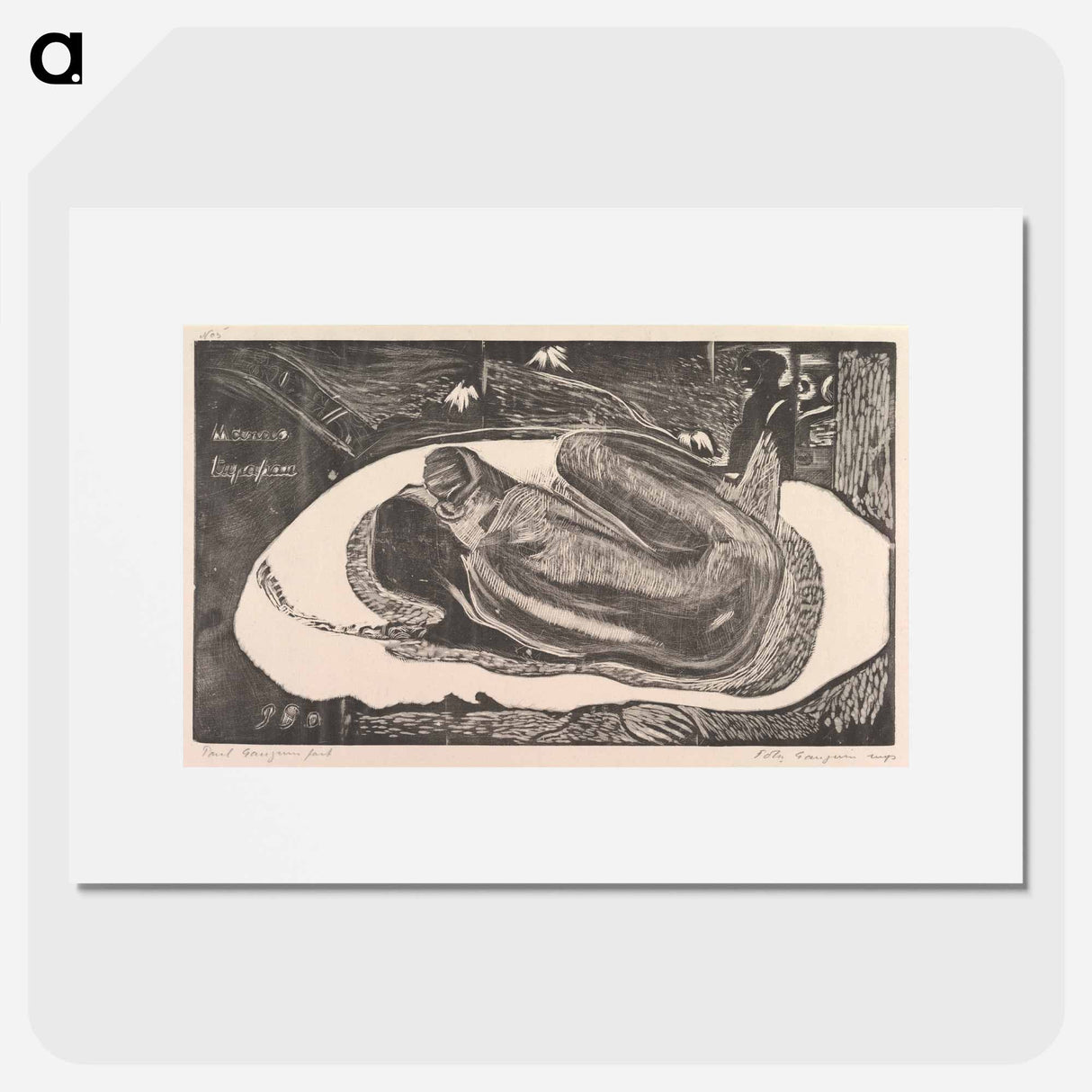 Spirit of the Dead Watching - Paul Gauguin Poster.