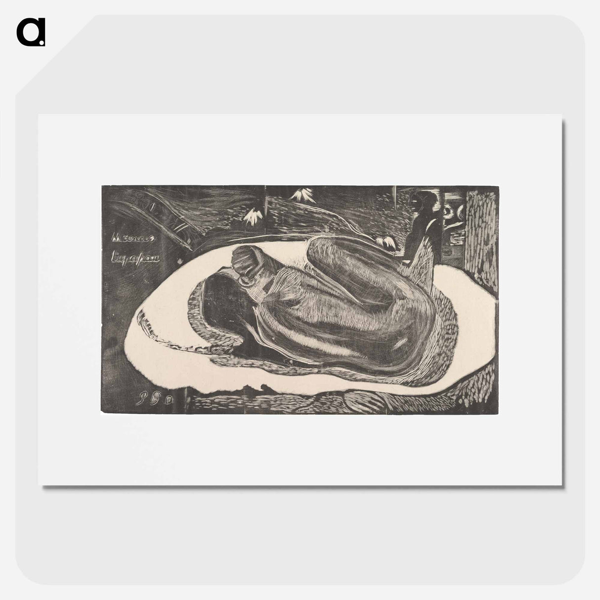 Spirit of the Dead Watching - ポール ゴーギャン Poster.