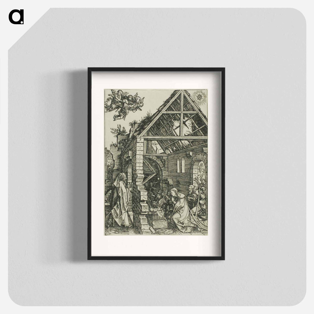 The Adoration of the Shepherds - アルブレヒト デューラー Poster.