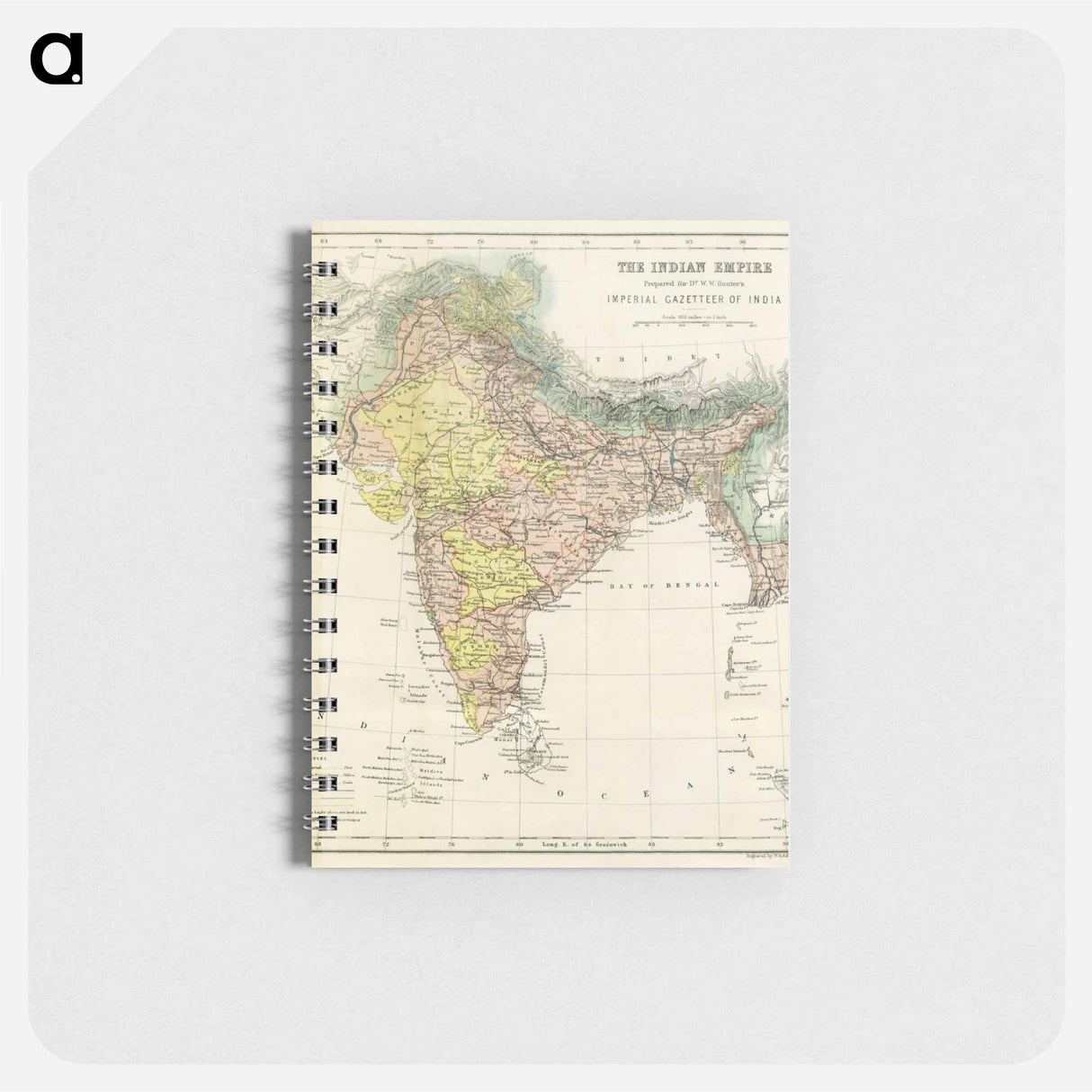 The Imperial Gazetteer of India - アンティーク地図 Memo.