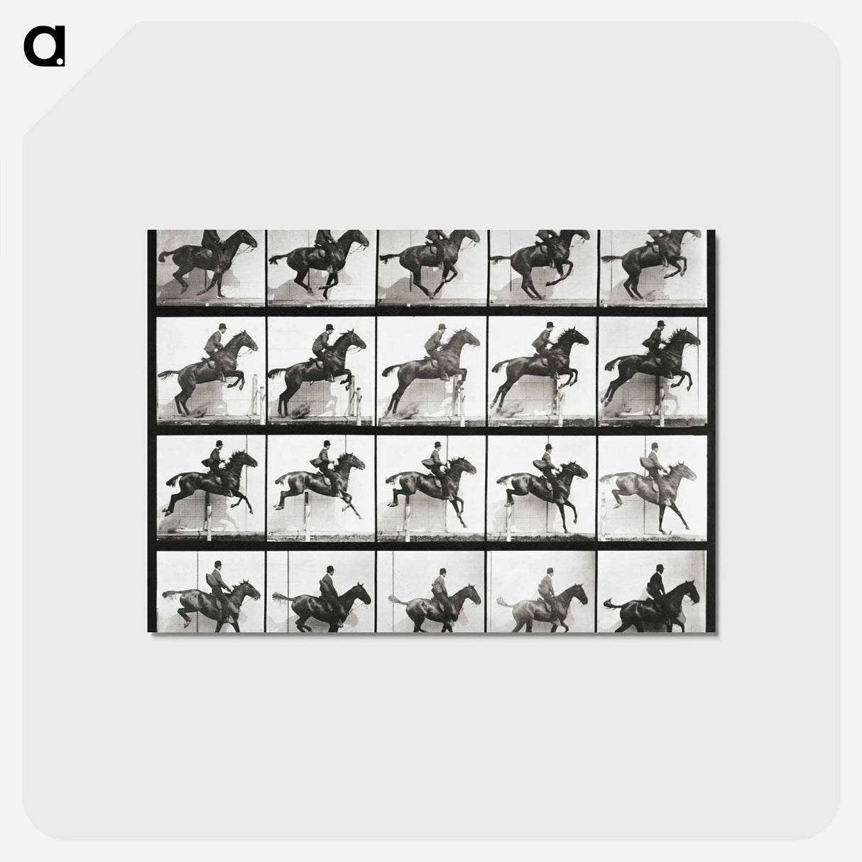 アートポストカード-Animal Locomotion Plate 640
- エドワード マイブリッジ Postcard.
