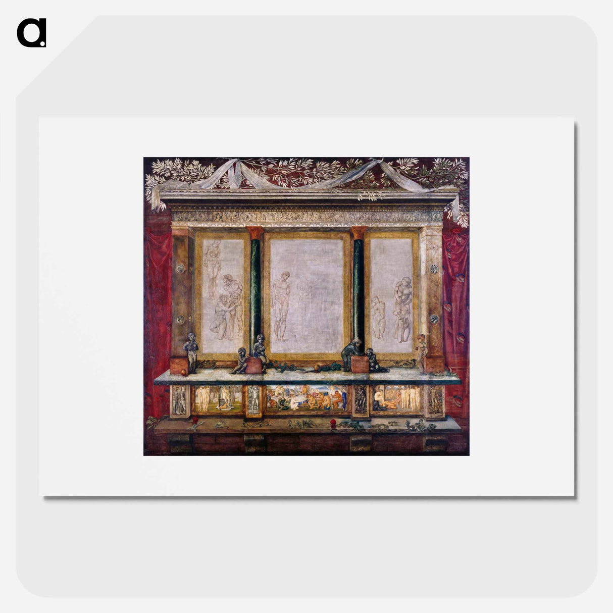 Troy Triptych - エドワード バーン ジョーンズ Poster.