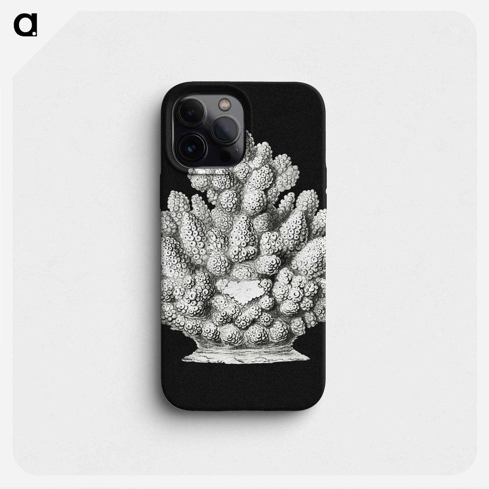 Vintage coral marine life illustration - エルンスト ヘッケル Phone Case.