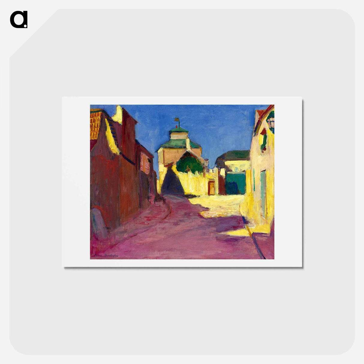 アートポストカード-Une Rue À Arcueil - アンリ マティス Postcard.