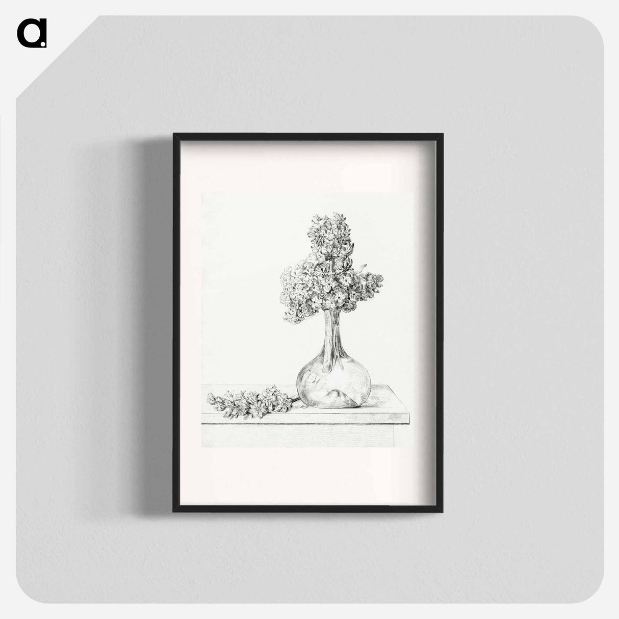 Flowers in a vase - ジャン ベルナール Poster.