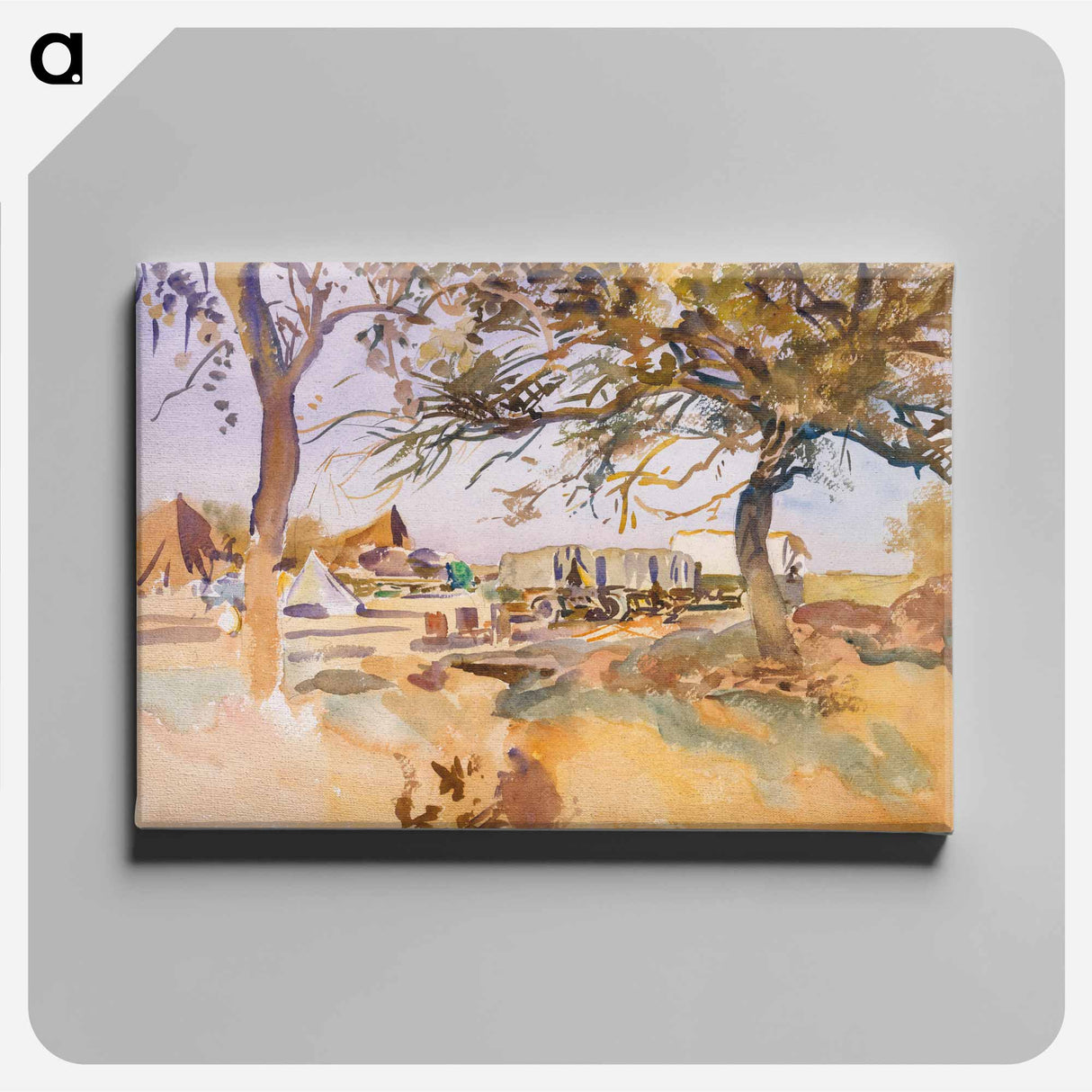 Military Camp - ジョン シンガー サージェント Canvas.