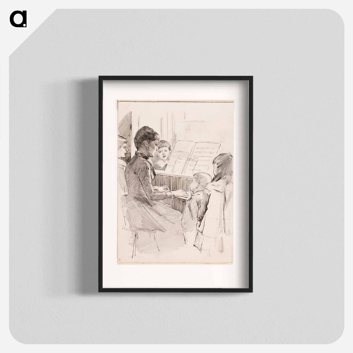 (unknown) part of a sketchbook - アルバート エーデルフェルト Poster.