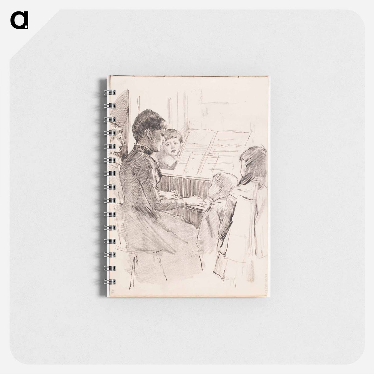 (unknown) part of a sketchbook - アルバート エーデルフェルト Memo.