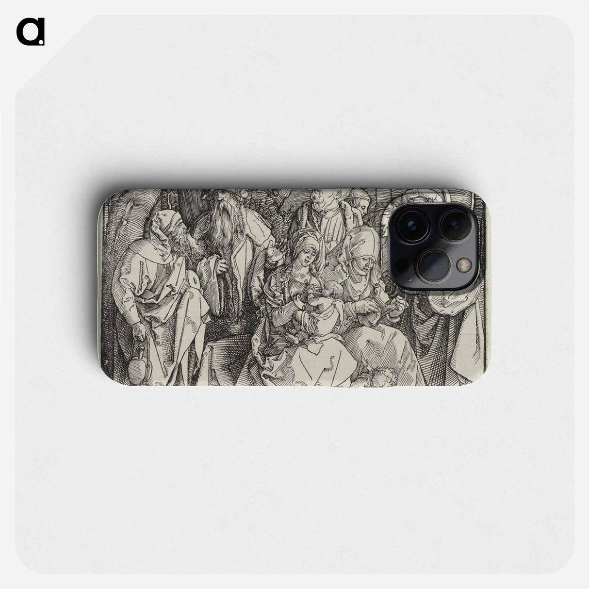 The Holy Kinship and Two Musical Angels - アルブレヒト デューラー Phone Case.