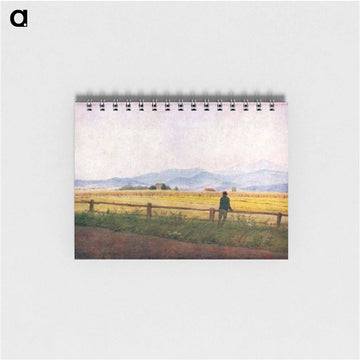 Landscape with a male figure - カスパー ダーヴィト フリードリヒ Memo.