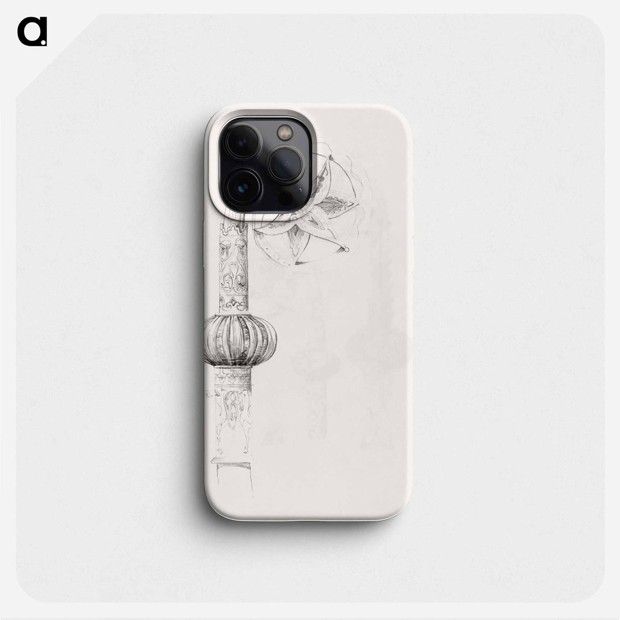 Sketchbook of Byzantine and Romanesque Decoration - エドワード バーン ジョーンズ Phone Case.