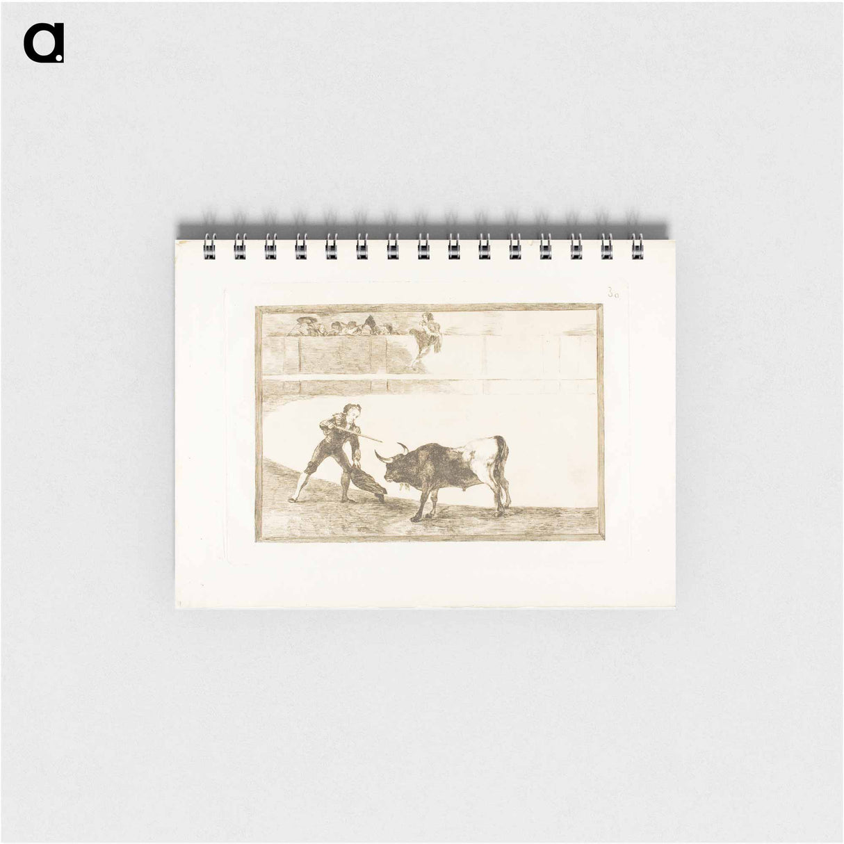 Pedro Romero killing the halted bull - フランシスコ デ ゴヤ Memo.