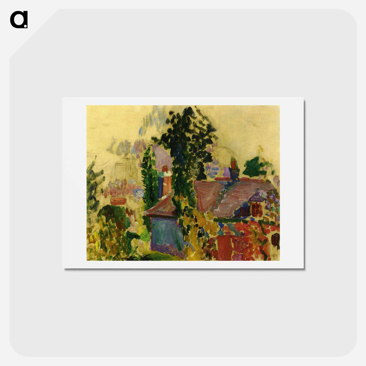 アートポストカード-Landscape - アンリ マティス Postcard.