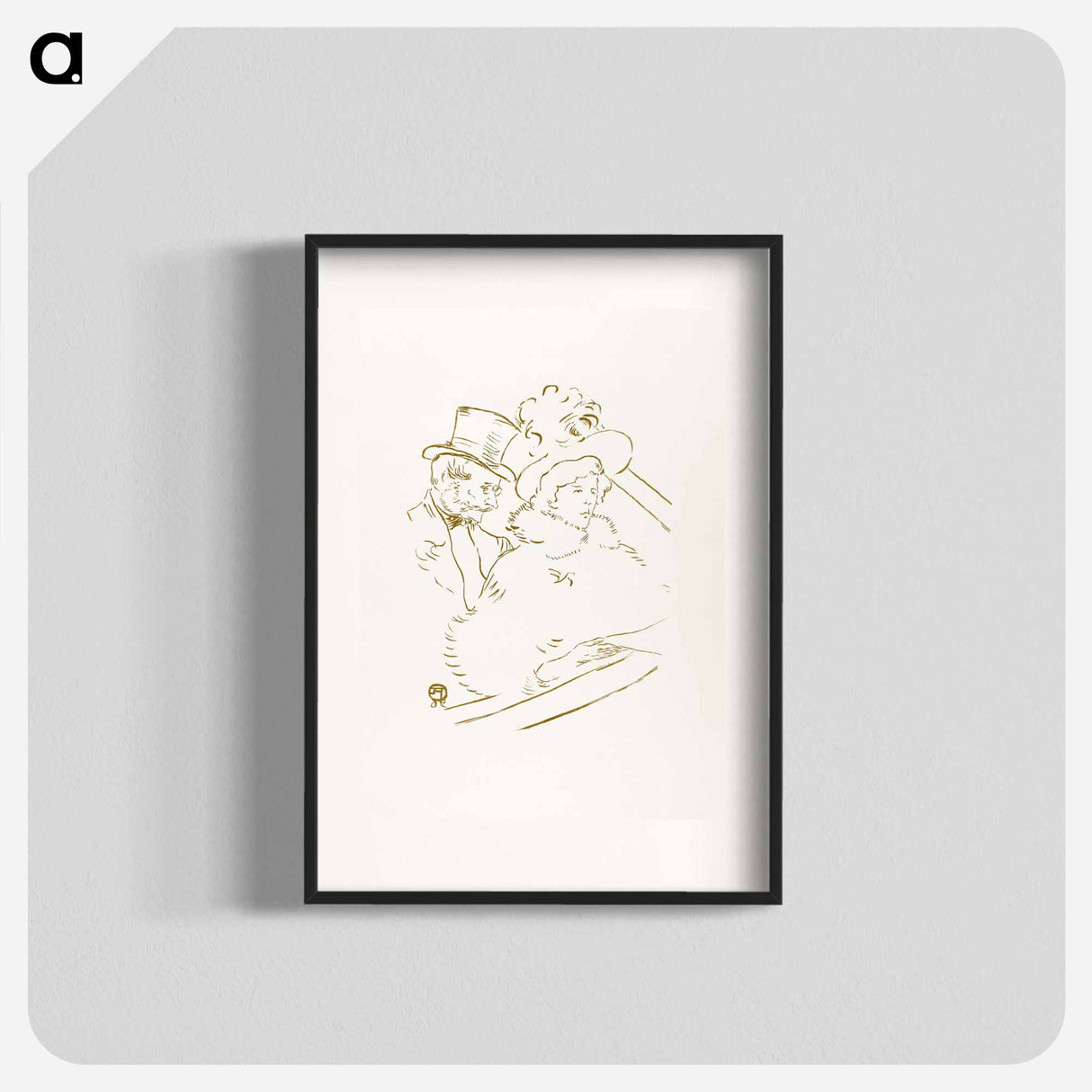 アートポスター-At the Concert - アンリ ド トゥールーズ ロートレック Poster.