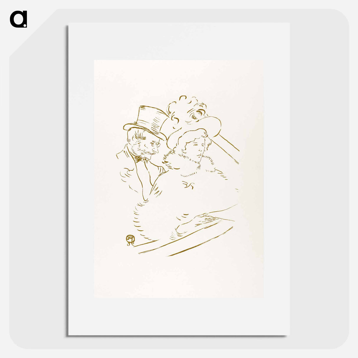 アートポスター-At the Concert - アンリ ド トゥールーズ ロートレック Poster.