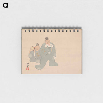 Manzai Comedy at the Imperial Palace - 神坂 雪佳 Memo.