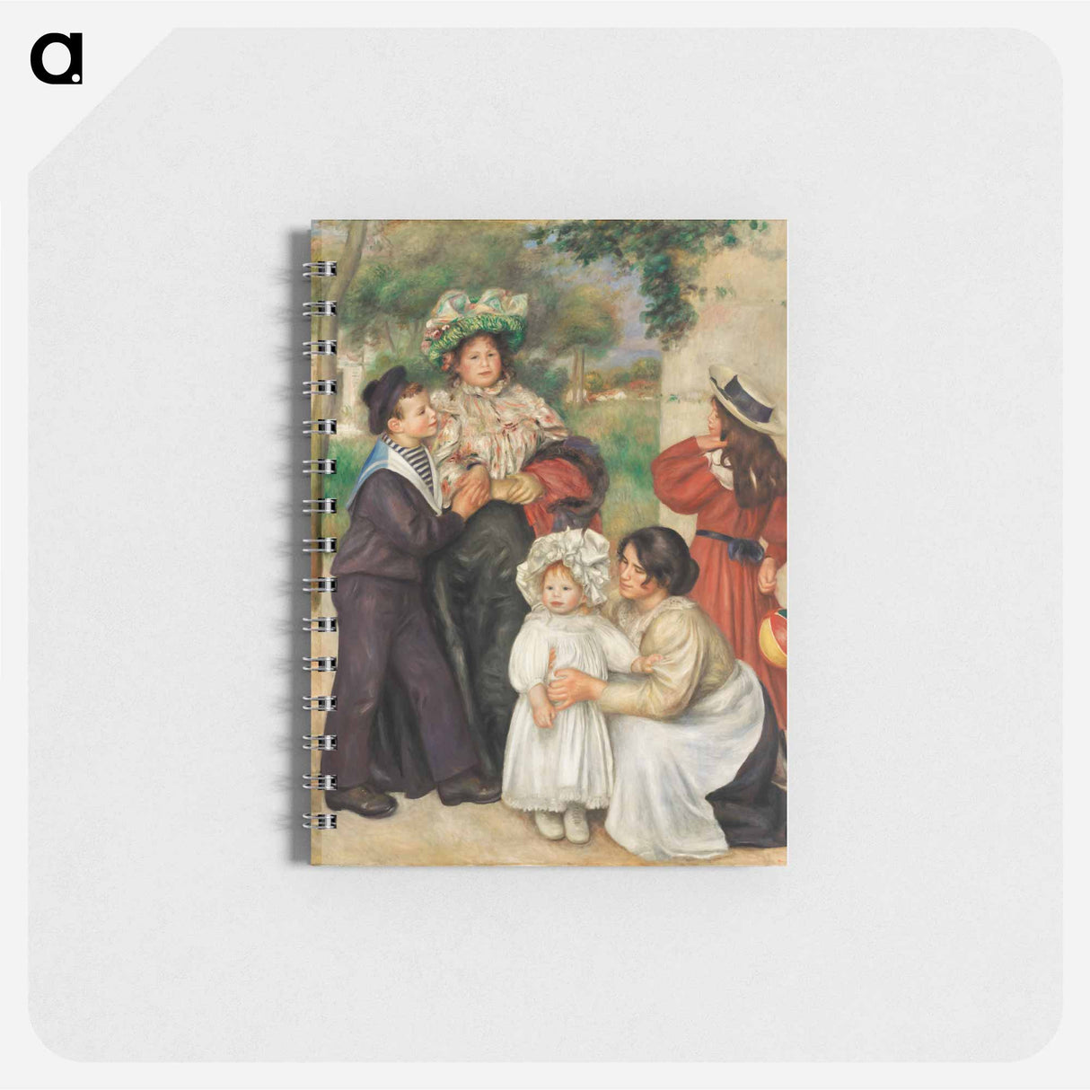 The Artist's Family - ピエール オーギュスト ルノワール Memo.