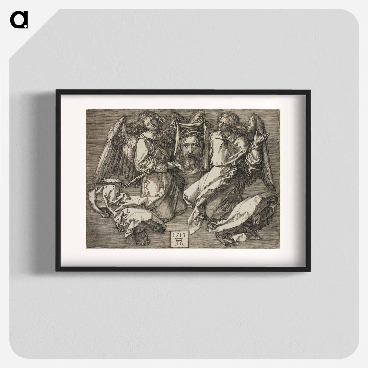 Sudarium Displayed by Two Angels - アルブレヒト デューラー Poster.