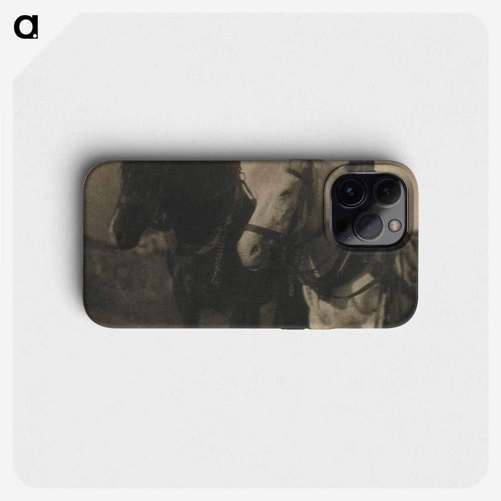 Horses during 20th century photo - アルフレッド スティーグリッツ Phone Case.