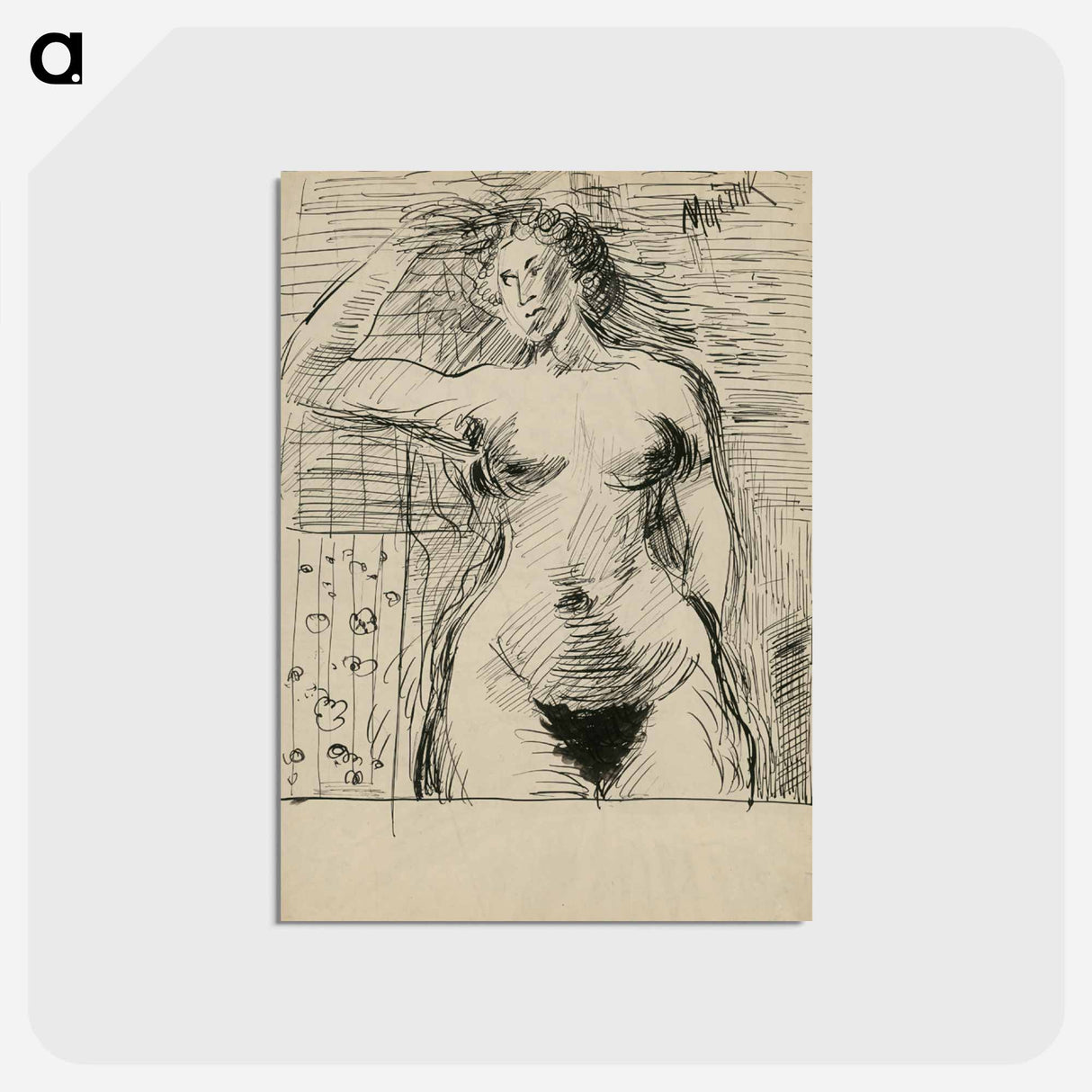 アートポストカード-Female Nude
- シプリアン マジェルニク Postcard.