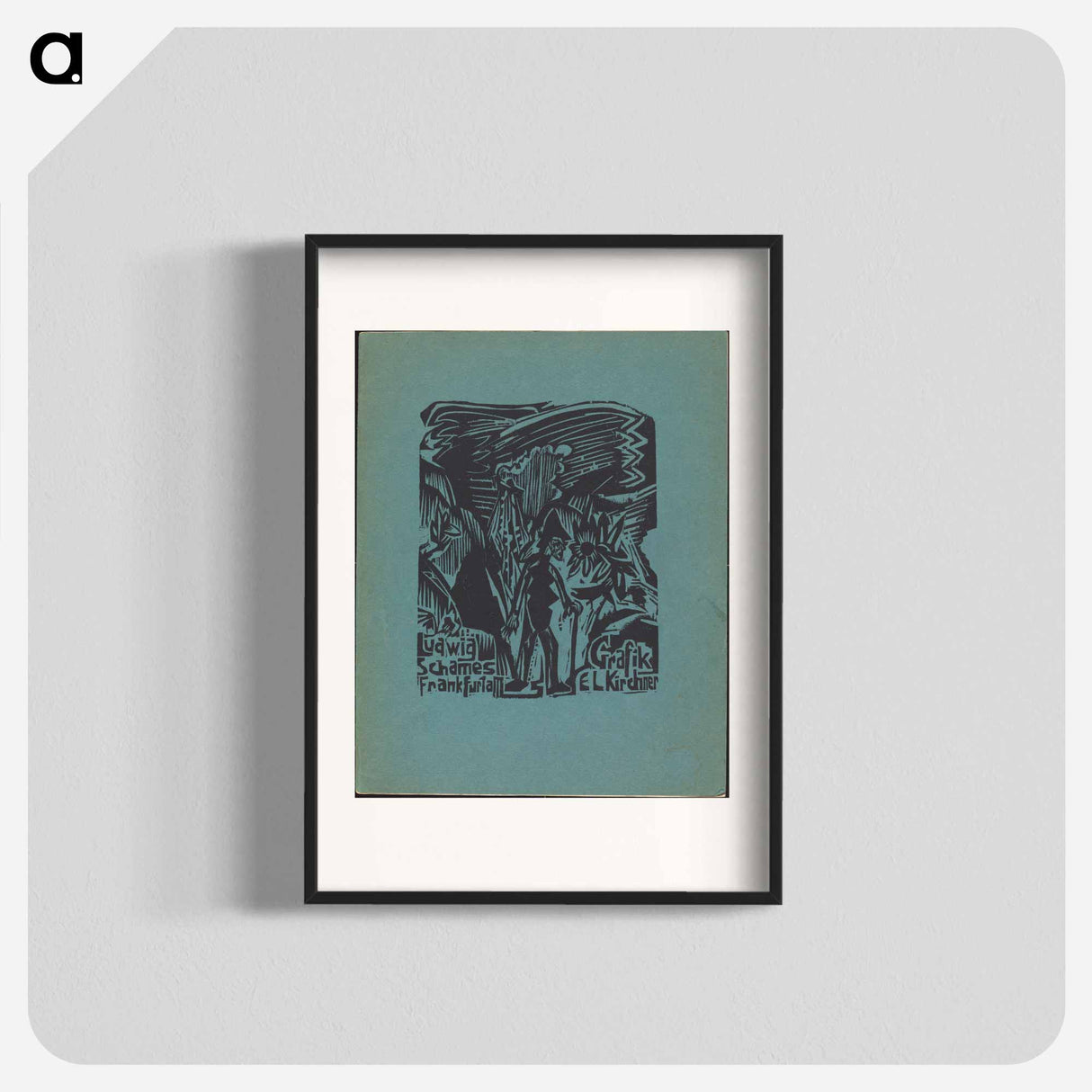 Ludwig Schames, Graphic Art - Ernst Ludwig Kirchner Poster.