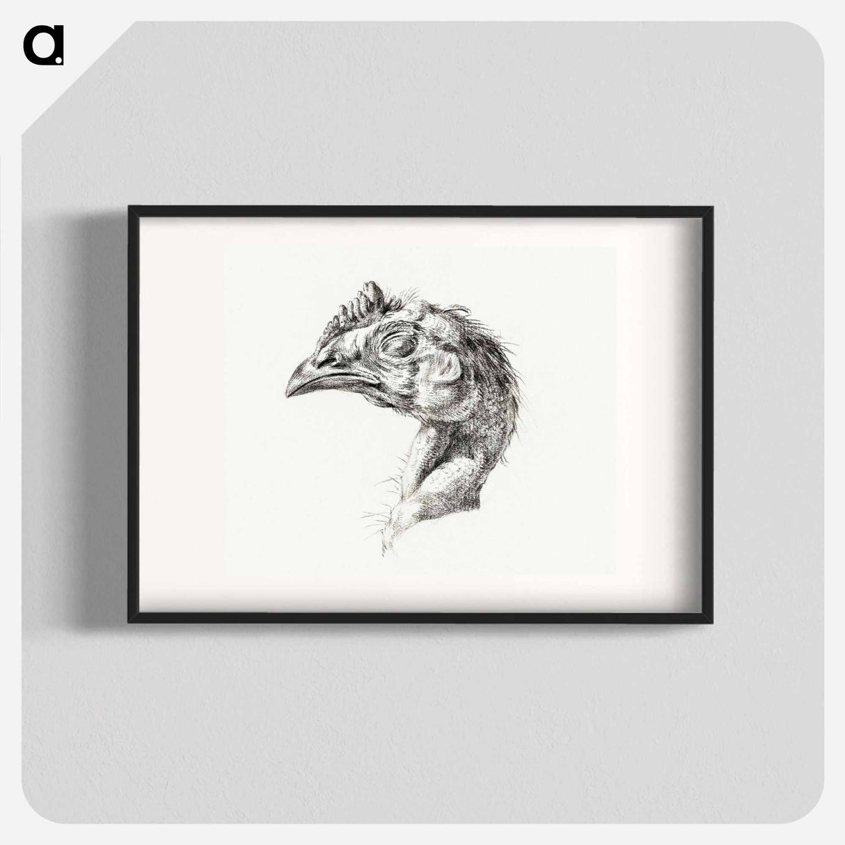 Head of a dead chicken - ジャン ベルナール Poster.