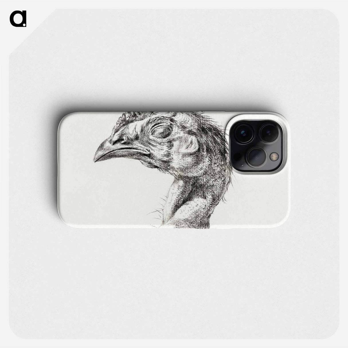 Head of a dead chicken - ジャン ベルナール Phone Case.