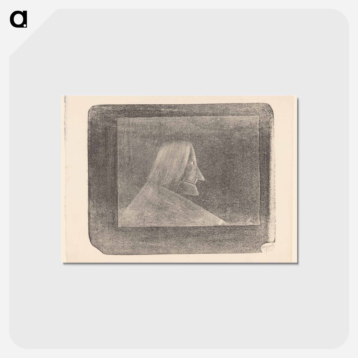 Fantasie: heksachtige kop naar rechts
- サミュエル ジェスルン Postcard.