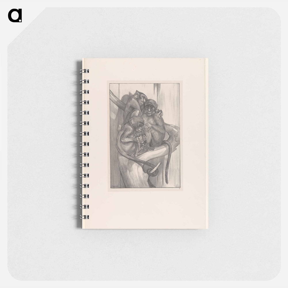 Drie apen op een boomstronk - テオ ヴァン ホイテマ Memo.