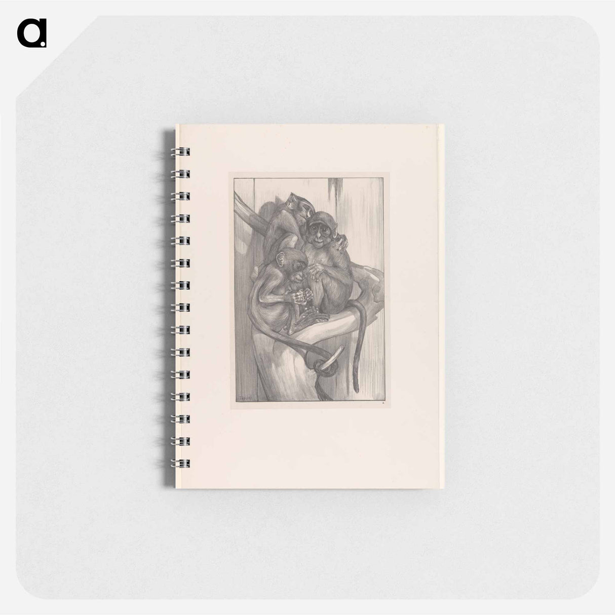 Drie apen op een boomstronk - テオ ヴァン ホイテマ Memo.