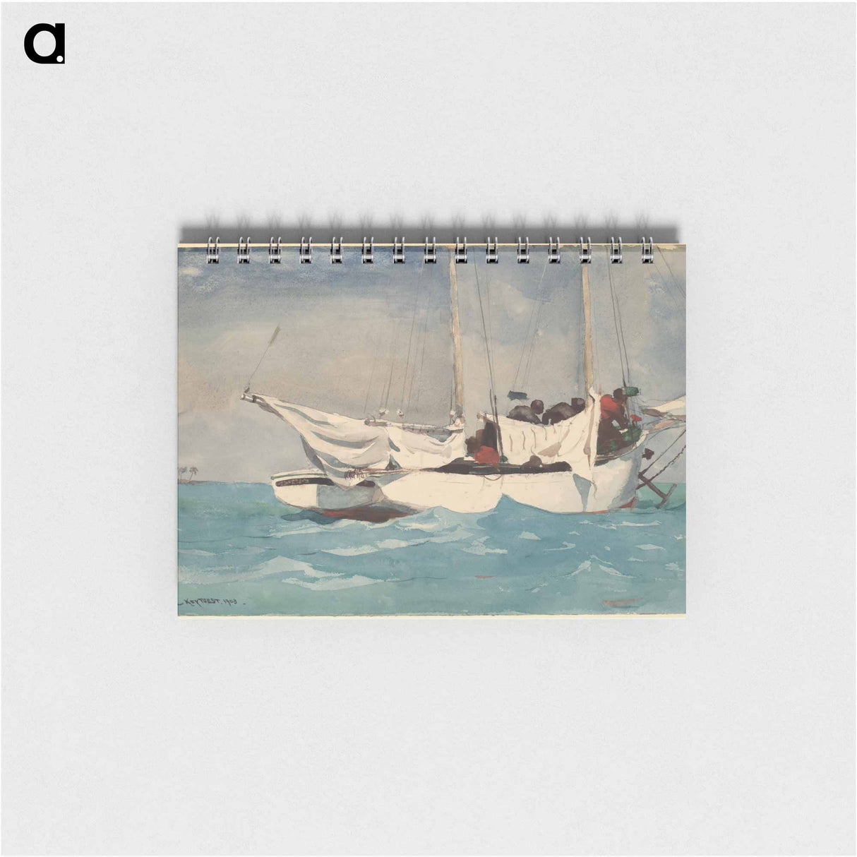 Key West, Hauling Anchor - ウィンスロー ホーマー Memo.