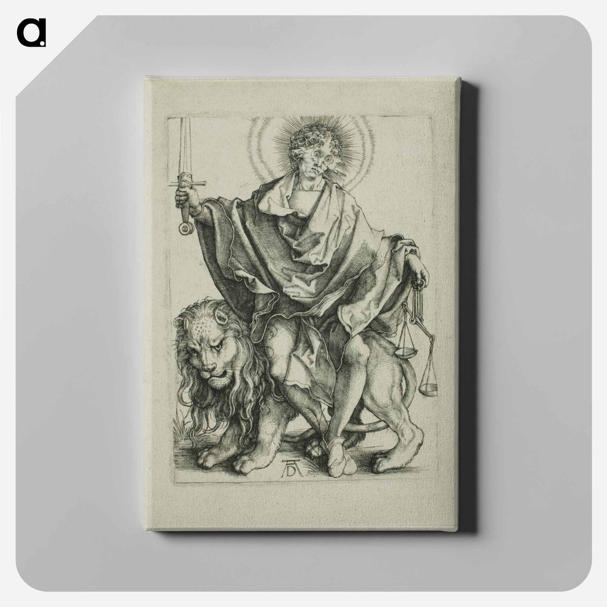 Sol Justitiae (The Judge) - アルブレヒト デューラー Canvas.