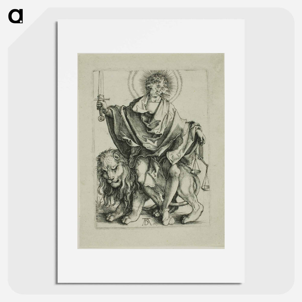 Sol Justitiae (The Judge) - アルブレヒト デューラー Poster.