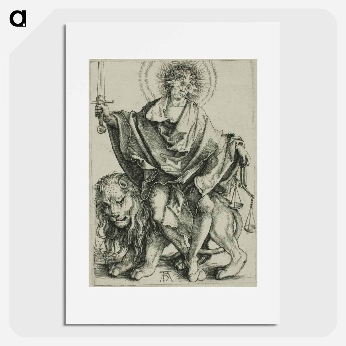 Sol Justitiae (The Judge) - アルブレヒト デューラー Poster.