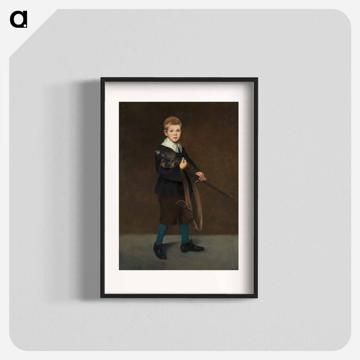 アートポスター-Boy with a Sword - エドゥアール マネ Poster.
