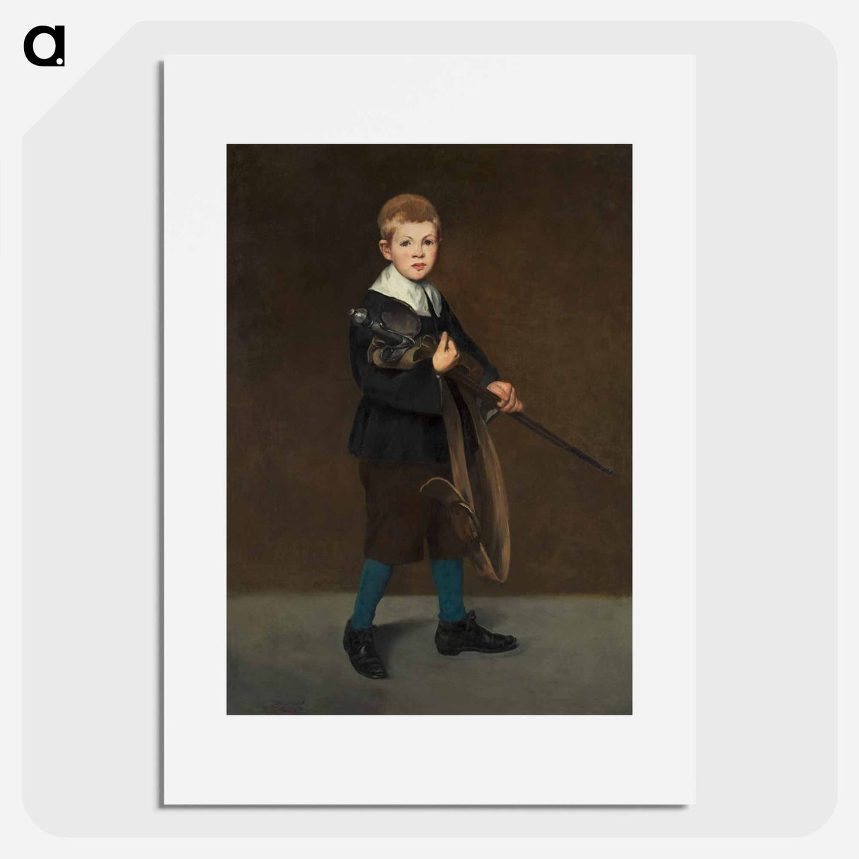 アートポスター-Boy with a Sword - エドゥアール マネ Poster.