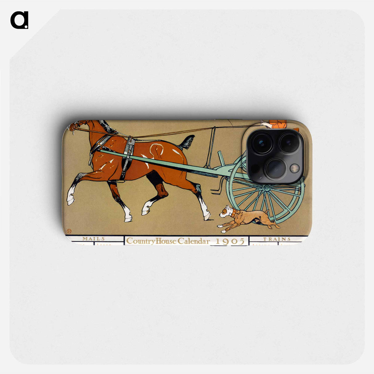 Country House calendar print - Edward Penfield Phone Case.