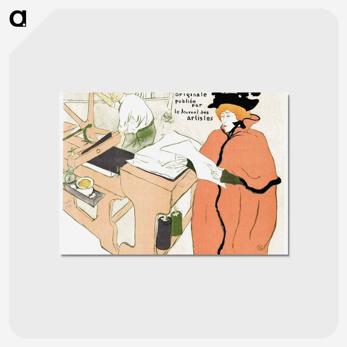 アートポストカード-L'estampe originale - アンリ ド トゥールーズ ロートレック Postcard.