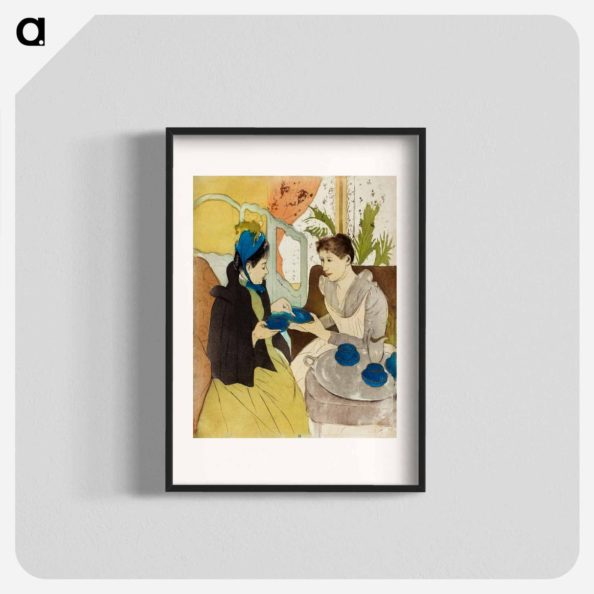 アートポスター-Afternoon Tea Party - メアリー カサット Poster.