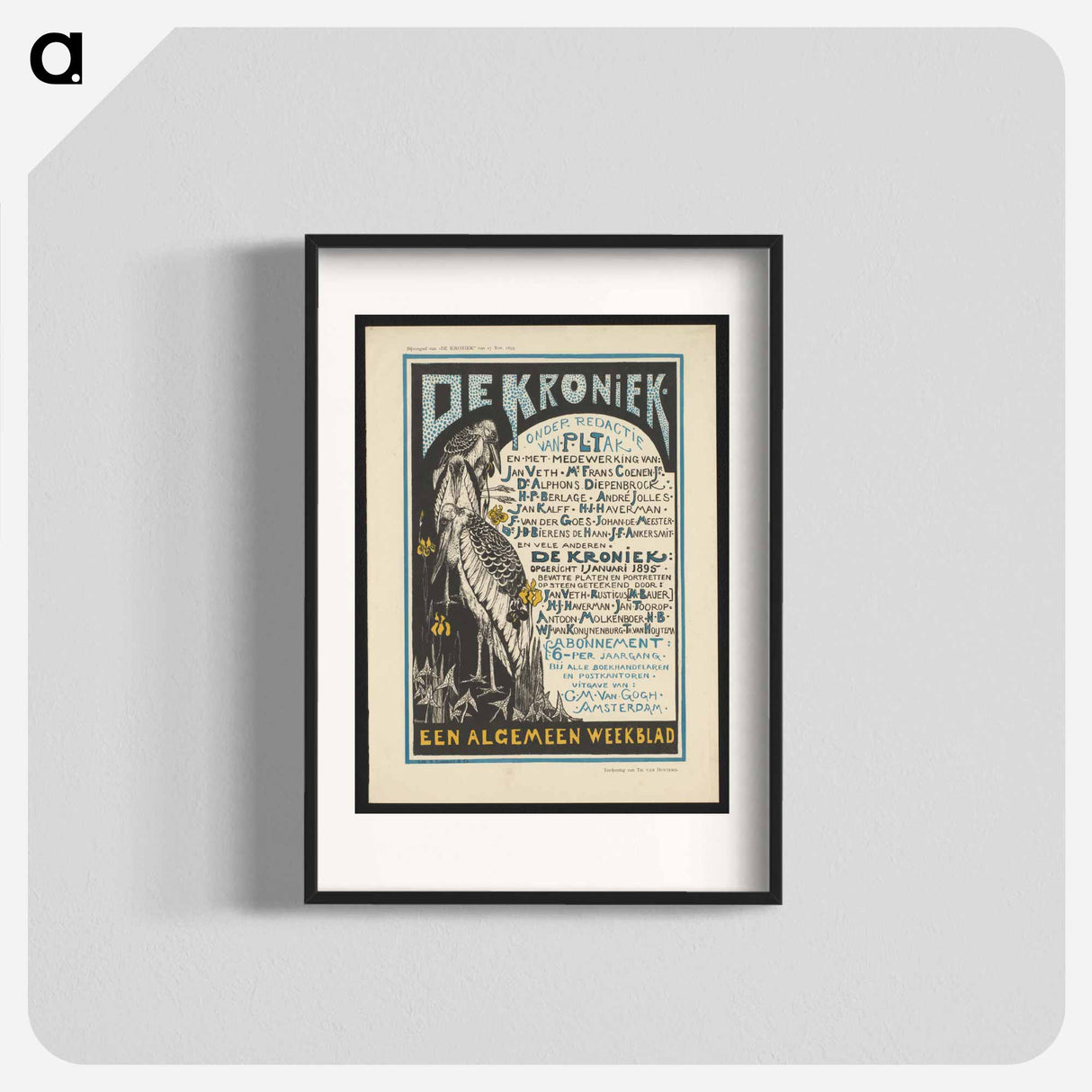 De kroniek - Theo van Hoytema Poster.