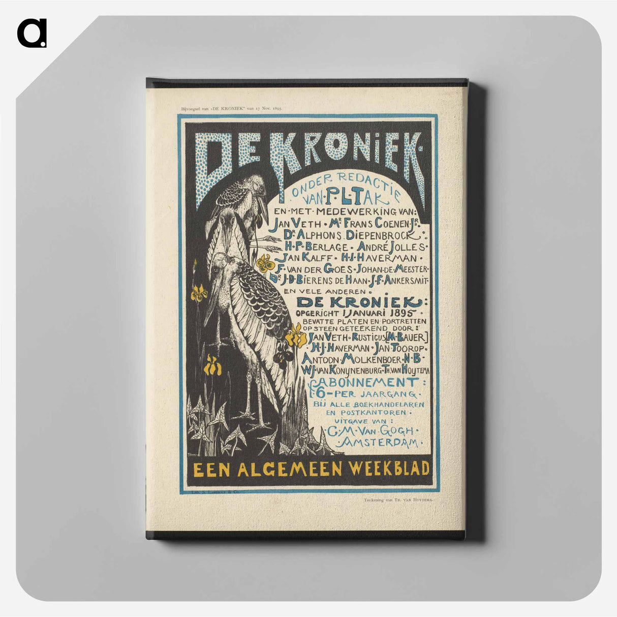De kroniek - Theo van Hoytema Canvas.