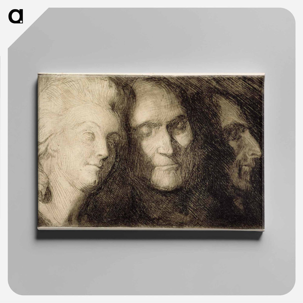 Naamioita - アルバート エーデルフェルト Canvas.