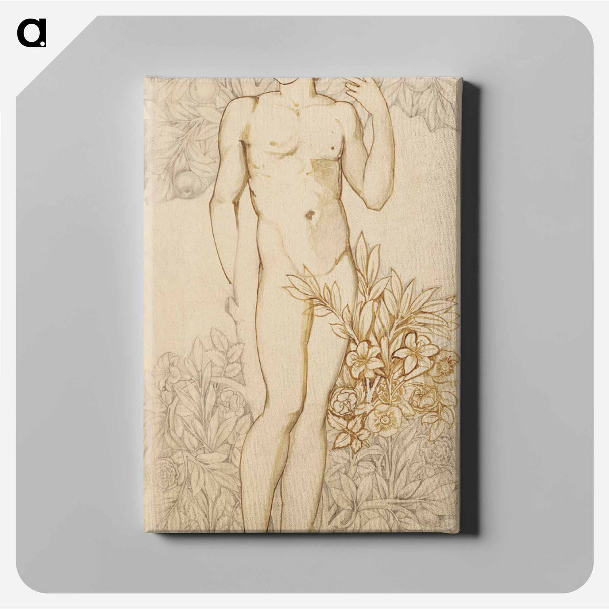 The Angels of the Hierarchy: Male Nude: Imago Dei - エドワード バーン ジョーンズ Canvas.