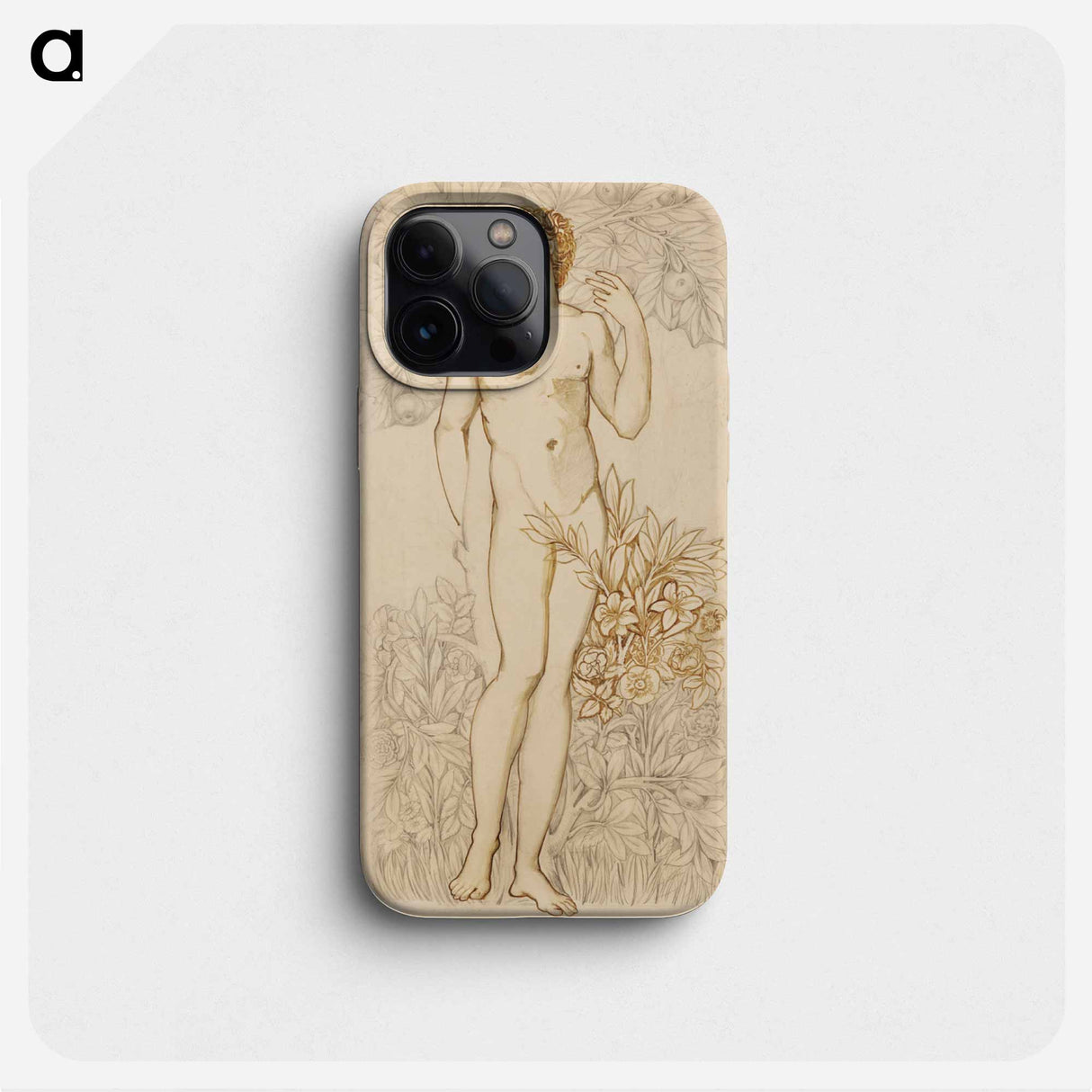 The Angels of the Hierarchy: Male Nude: Imago Dei - エドワード バーン ジョーンズ Phone Case.