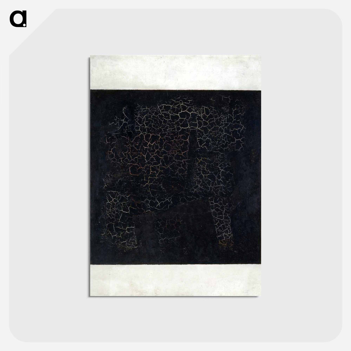 アートポストカード-Black Square - カジミール マレーヴィチ Postcard.