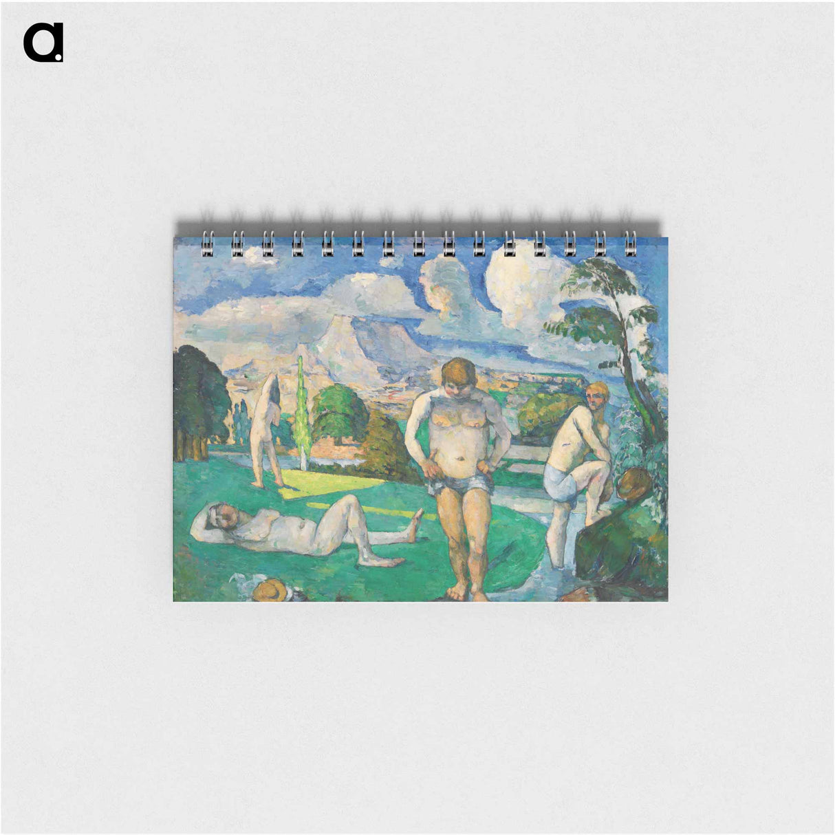 アートメモ帳-Bathers at Rest - ポール セザンヌ Memo.