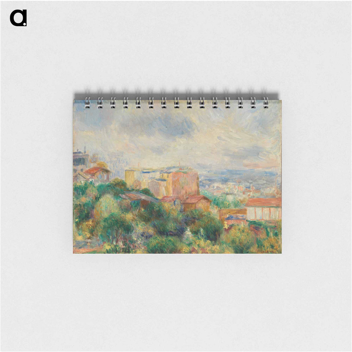 View From Montmartre - ピエール オーギュスト ルノワール Memo.