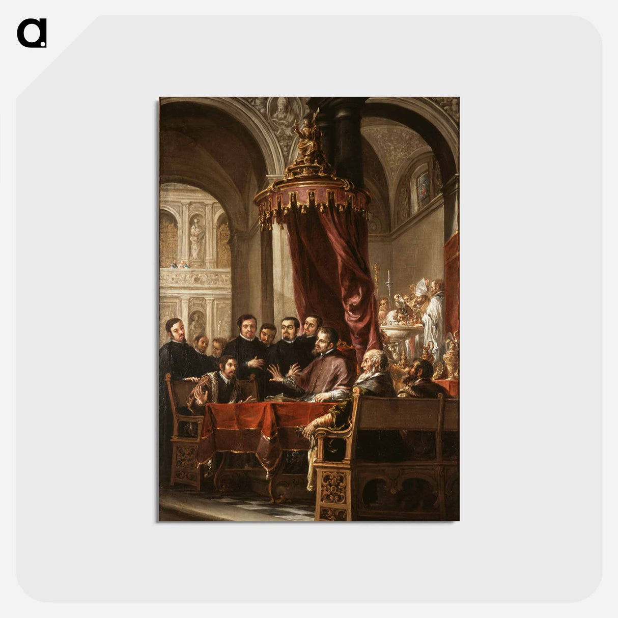 アートポストカード-The Conversion and Baptism of St. Augustine by St. Ambrose
- セントルイス美術館 Postcard.