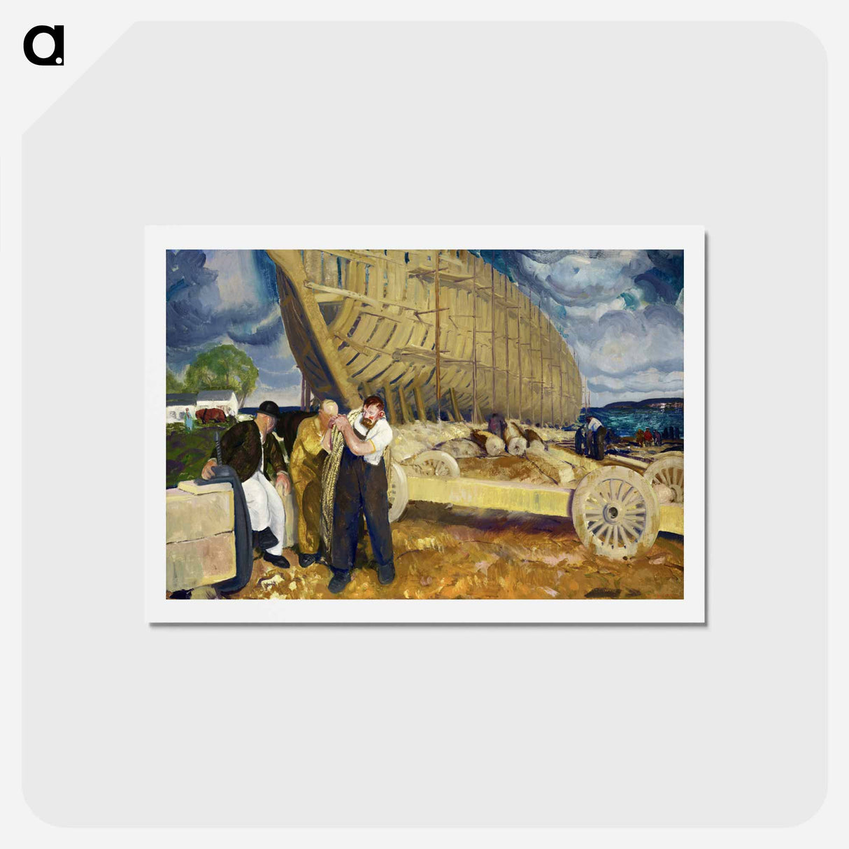 アートポストカード-Builders of Ships
- イェール大学アートギャラリー Postcard.