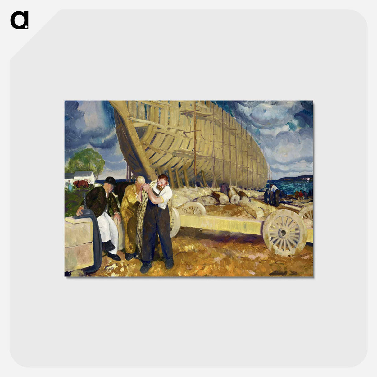 アートポストカード-Builders of Ships
- イェール大学アートギャラリー Postcard.